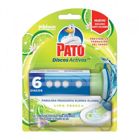 Discos Activos Para Baño Mr Músculo Lima Fresca 1 Pz