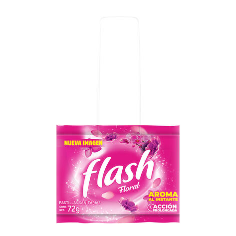 Pastilla Sanitaria Flash Floral Gancho 72 g