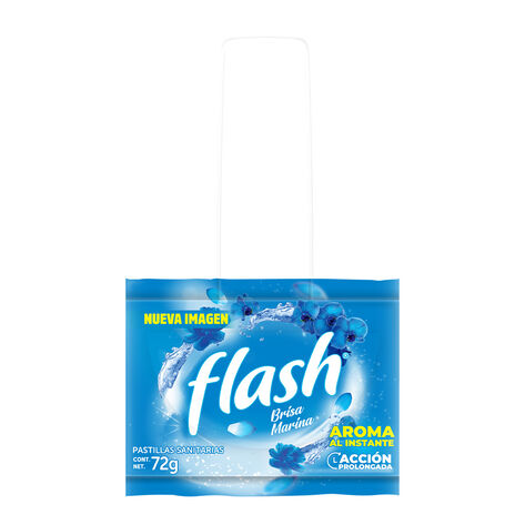 Pastilla Sanitaria Flash Brisa Marina Gancho 72 g