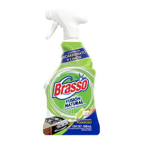 Brasso Limpiador Líquido Desengrasante para Cocina Fusión Natural 600 ml