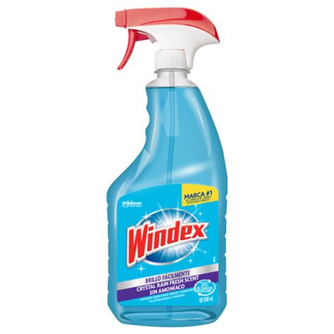 Limpiador Líquido para Vidrios Windex Crystal Rain 640 ml