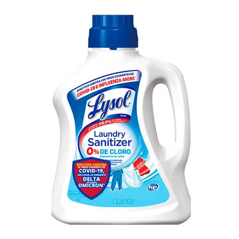 Lysol Aditivo Desinfectante para Ropa Laundry Sanitizer Crisp Linen 2.6 L