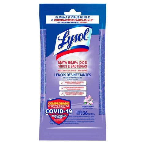 Toallitas Desinfectantes Lysol para Superficies Lavanda