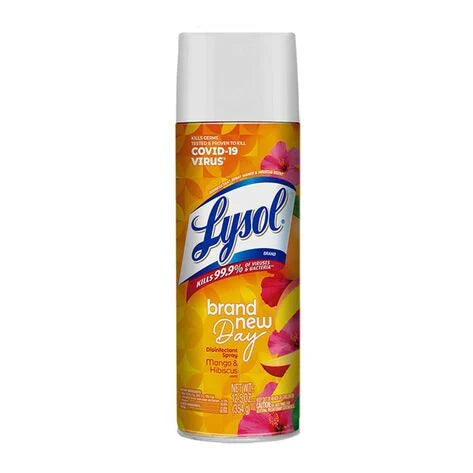 Lysol Aerosol Desinfectante Mango Hibiscus