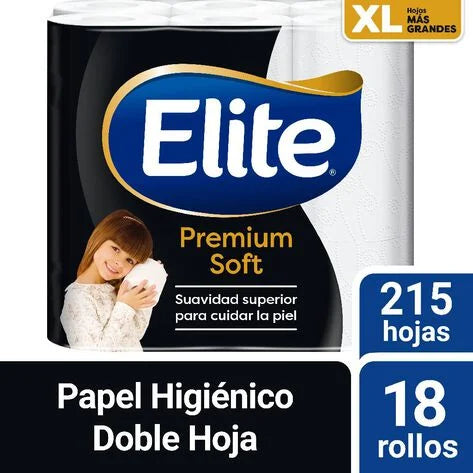 Papel higiénico Elite Premium Soft XL 18 Rollos