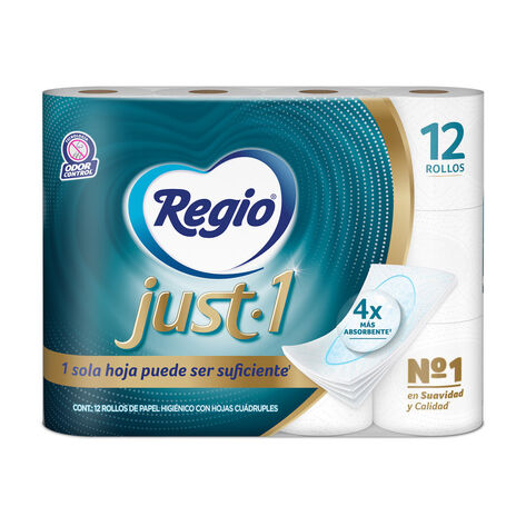 Papel Higiénico Regio Just-1 12 rollos
