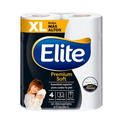 Papel higiénico Elite Premium Soft XL 4 Rollos