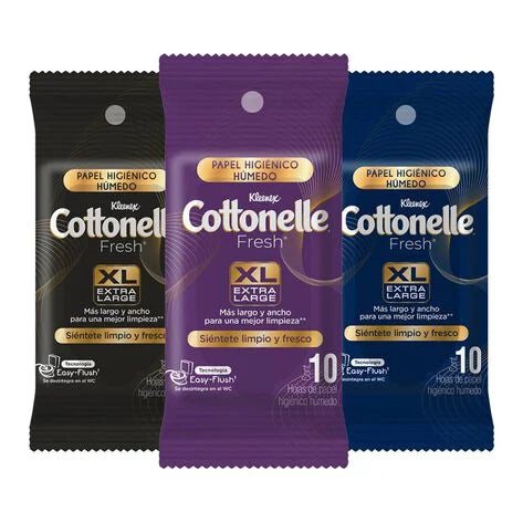 Papel higiénico húmedo Cottonelle Fresh XL 10 piezas