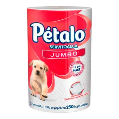 Servitoalla 230 Hojas Jumbo Pétalo 1 Rollo