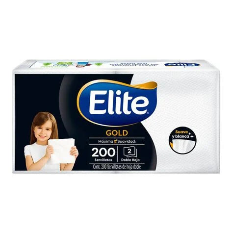 Servilletas Elite Gold Papel Celulósico 200 pz