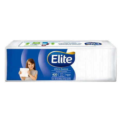Servilleta Elite Ultra Blanca 420 Pz