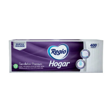 Servilletas Regio Hogar 400 Piezas
