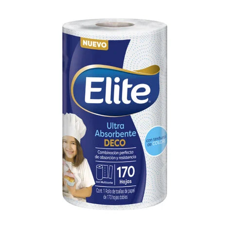 Servitoalla Elite Ultra Absorvente Decorada 1 Rollo 170h