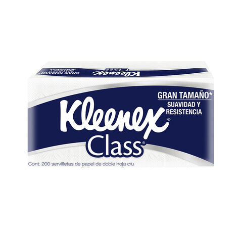 Servilletas Kleenex Class 200 Piezas, Hojas Dobles