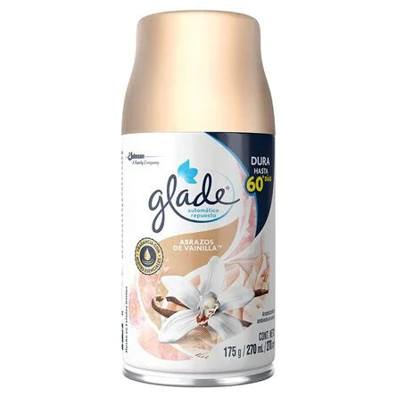 Glade Aromatizante Automático en Aerosol Repuesto Vainilla 175 gr