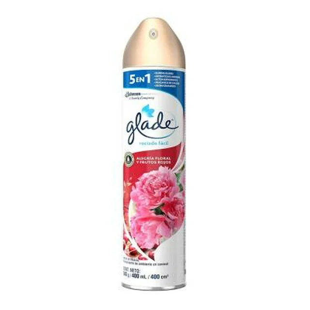 Glade Aromatizante Aerosol Alegría floral y frutos rojos 400 ml