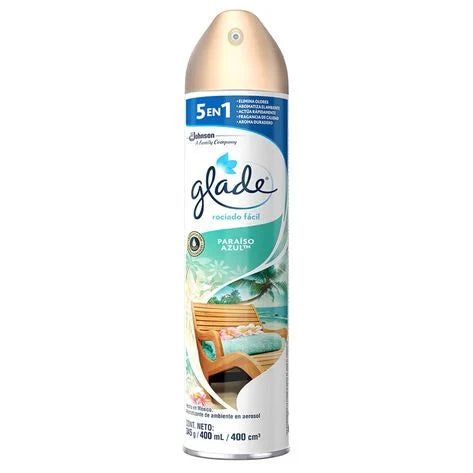 Glade Aromatizante Aerosol Paraíso Azul 400 ml