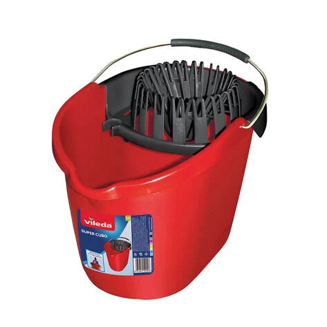 Cubeta Supercubo Exprimefacil Roja Vileda