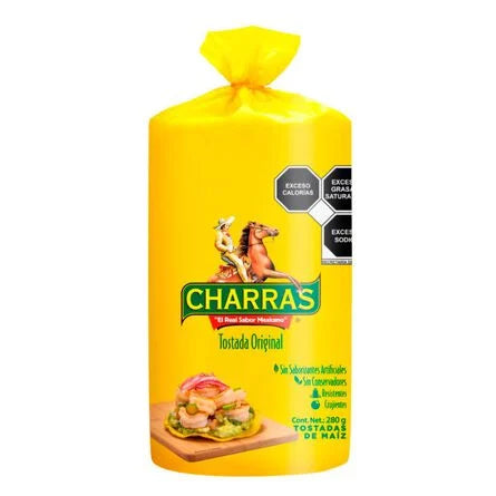 Tostada Original Amarilla Charras 280 g