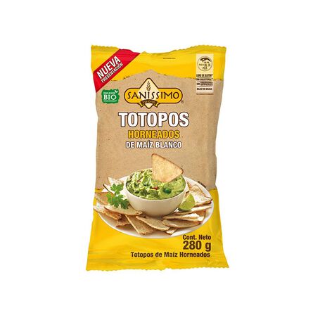 Totopo Horneados Sanissimo 280 Gr Bol