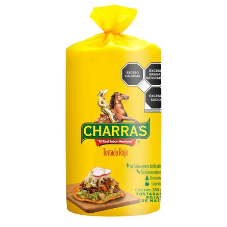 Tostada Original Roja Charras 280 g