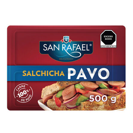 Salchicha San Rafael Pavo 500 Gr