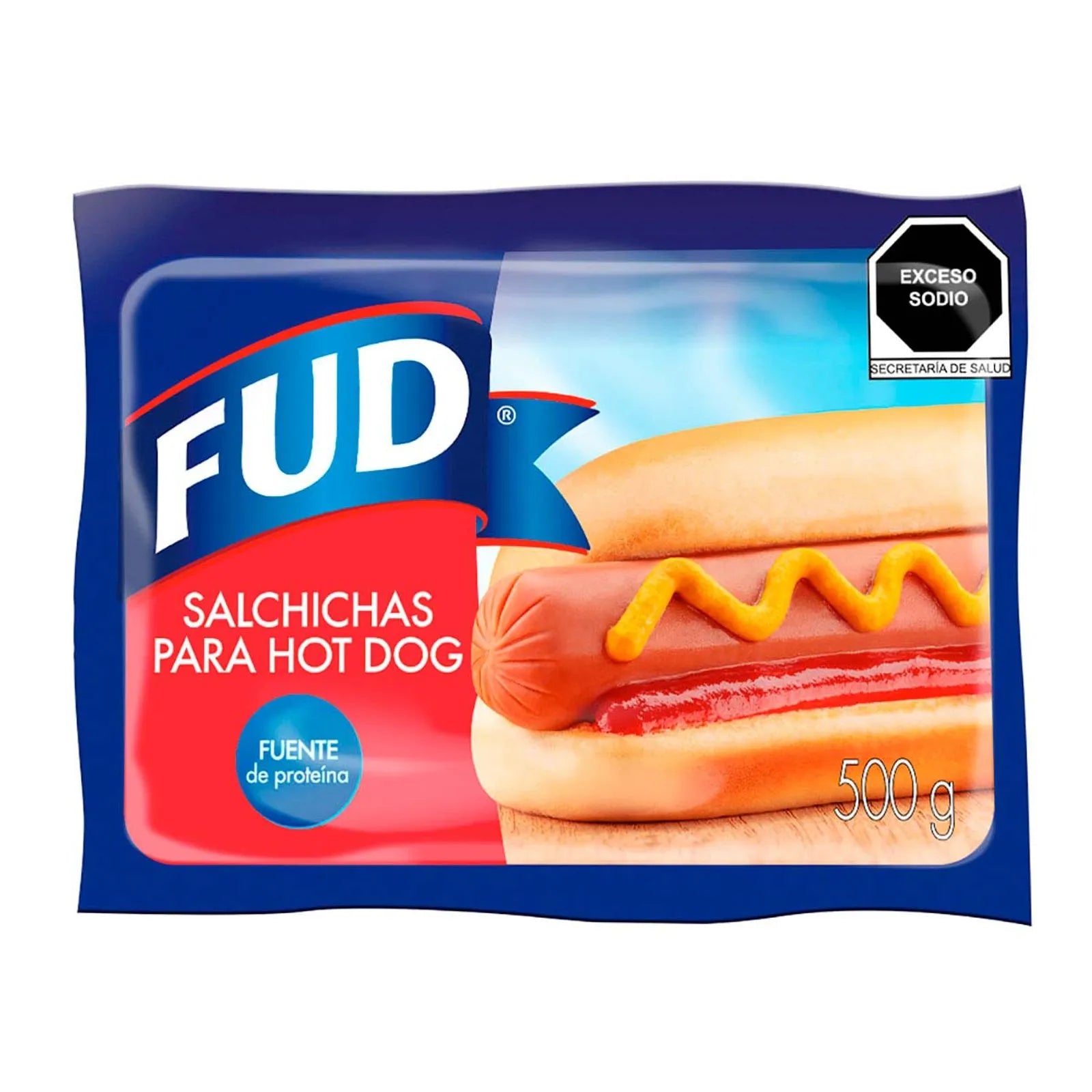 Salchicha Hot Dog Fud Cerdo 500 Gr