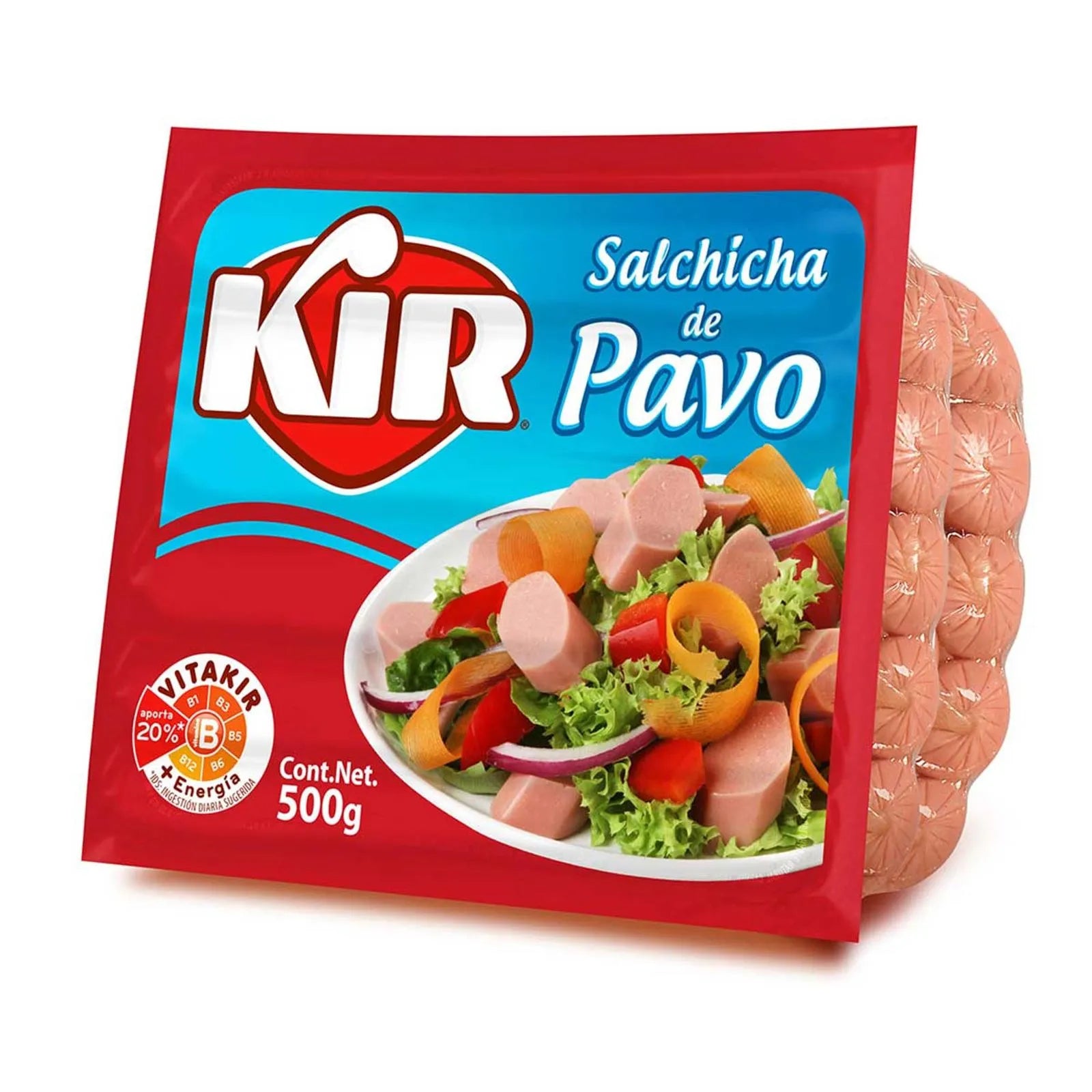 Salchicha de Pavo Kir 500 Gr