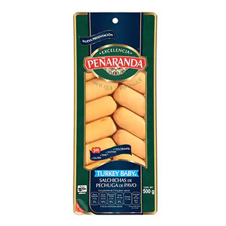 Salchicha Turkey Baby Peñaranda Pieza 300 g