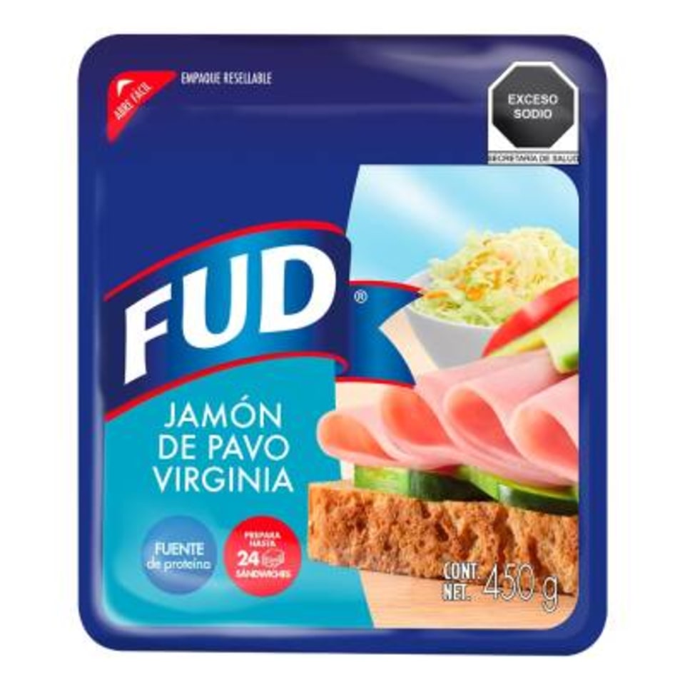 Jamón de Pavo Virginia FUD 450 g