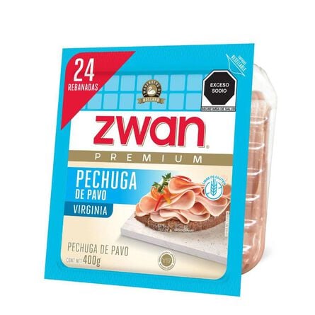 Jamon pechuga pavo zwan 400 g