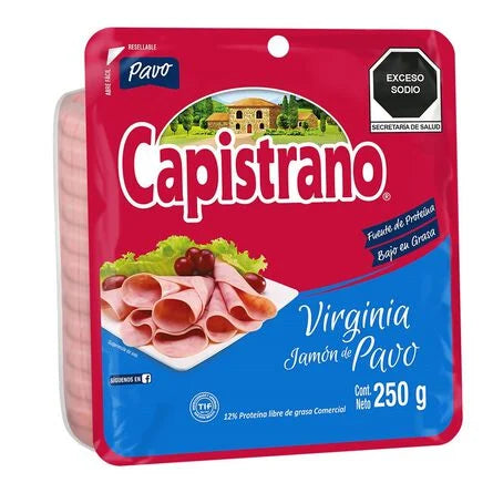 Jamón Virginia Pavo Capistrano 250 g