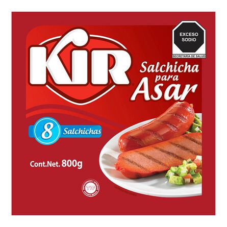 Salchicha para asar kir 800 gr