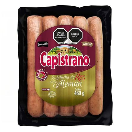 Salchicha Alemana de Res Capistrano 460 g