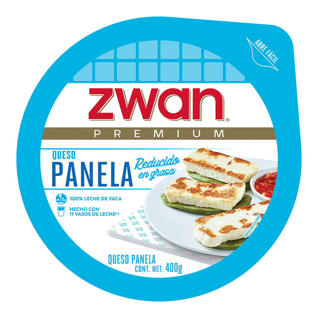 Queso Panela Reducido en Grasa Zwan 400 g