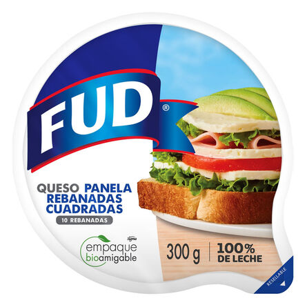 Queso Panela Rebanadas Cuadradas Fud 300 gr