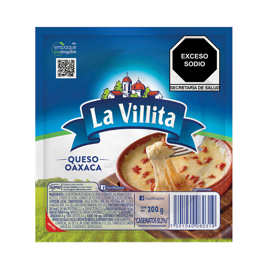 Queso Oaxaca La Villita 200 g