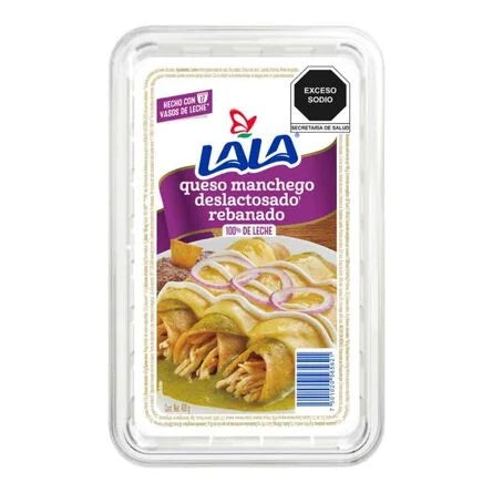 Queso Lala Manchego Deslactosado Rebanado 400 g