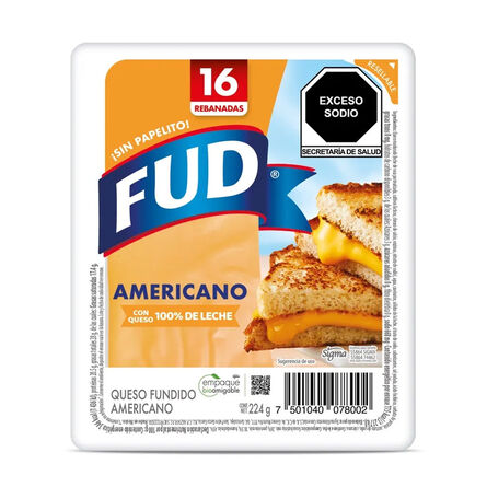 Queso Americano Fud 224 g