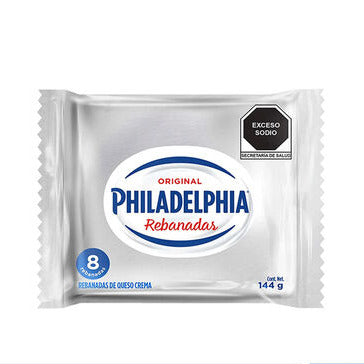 Queso Crema Philadelphia Rebanadas 144 Gr