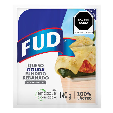 Queso Gouda Fud 10 Rebanadas 140 Gr