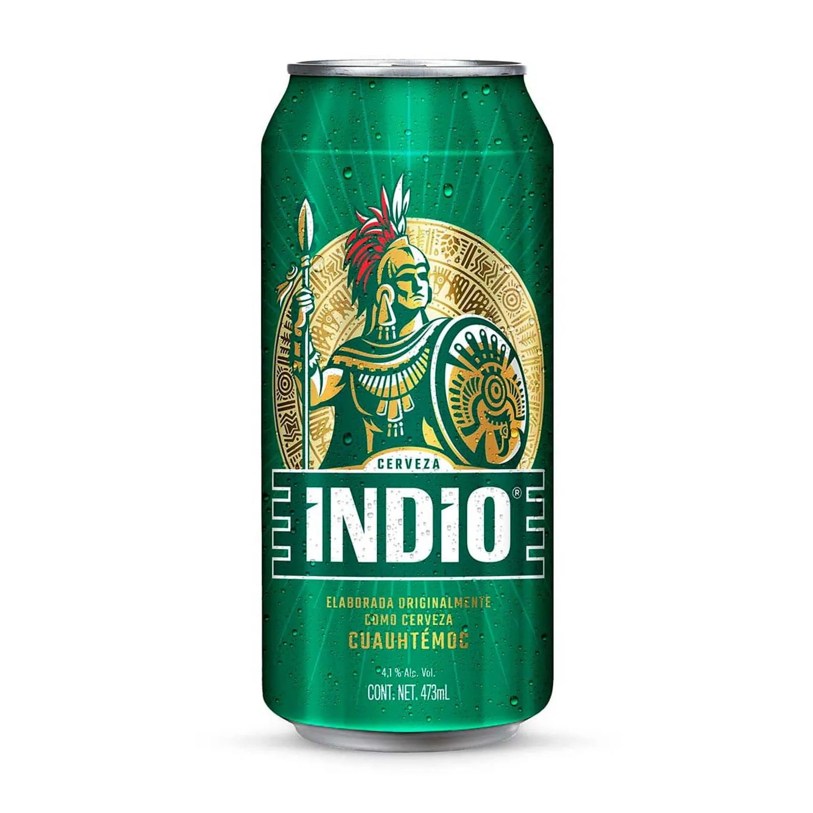 Cerveza Oscura Indio Lata 473 ml