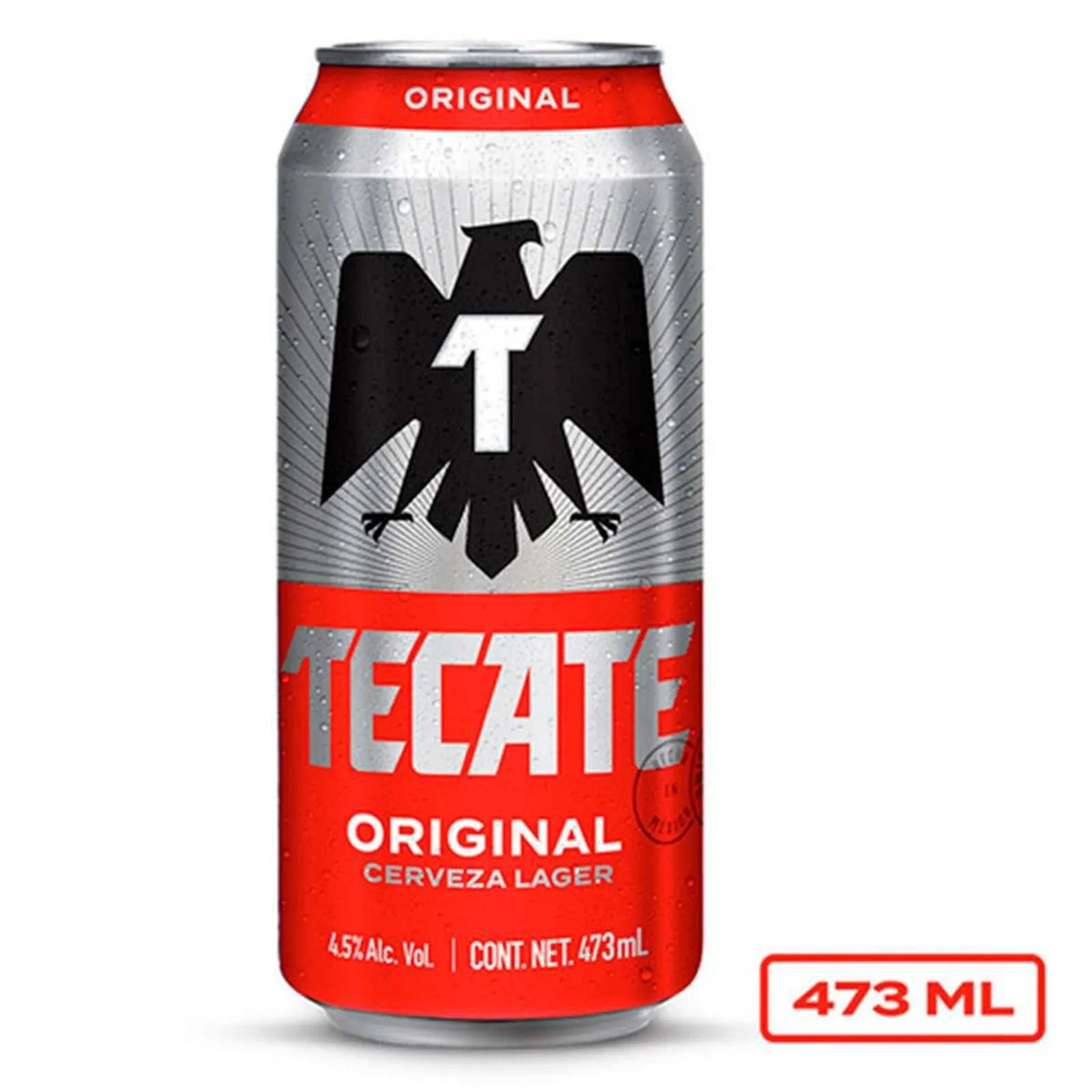 Cerveza Tecate Original Lata 473 ml