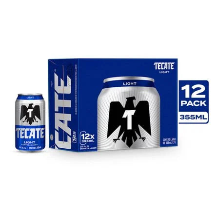 Cerveza Tecate Light 12 pack Lata 355 ml