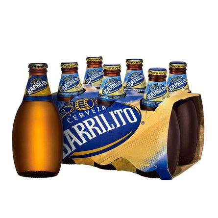Cerveza Clara Barrilito 6 Pack Botellas 325 ml
