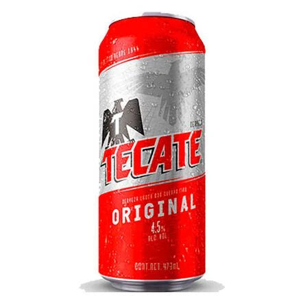 Cerveza Clara Tecate Original Lata 710 ml
