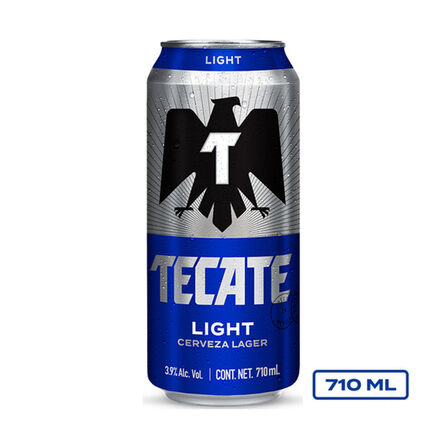 Cerveza Tecate Light 710 ml Lata