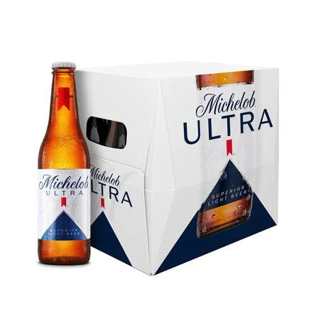 Cerveza Clara Michelob Ultra Superior 12 Pack Botellas 355 ml