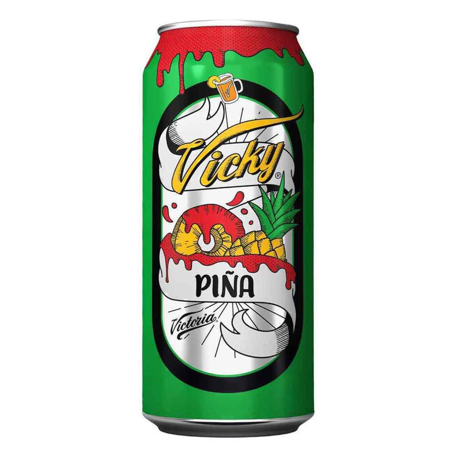 Cerveza Vicky Piña Oscura 473ml