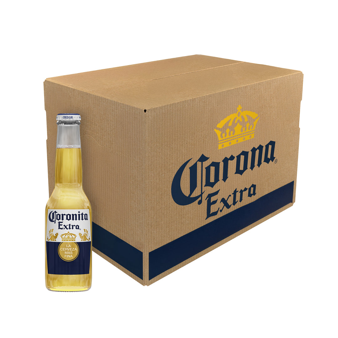 Cerveza Clara Coronita Extra 24 Pack Botellas 210 ml